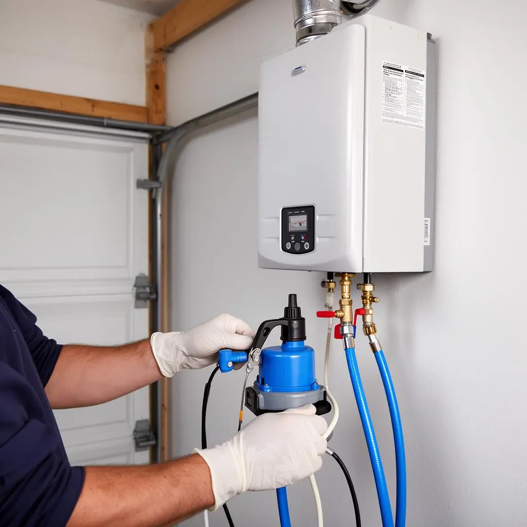 Tankless Flush plumbing service on the Mississippi Gulf Coast